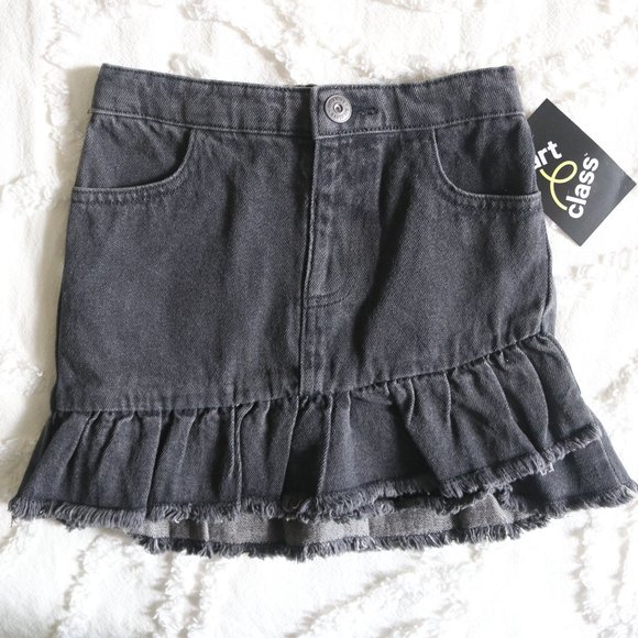 Set of 4 Spring/Summer Sparkle Waffle T-shirts, Floral Leggings & Jean Skirt NWT - Picture 13 of 16